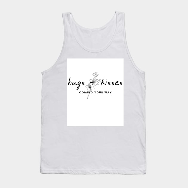 hugs + kisses valentine's day Tank Top by Wild Green Leaves